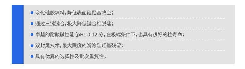 SinoPak BEH 分析柱特點(diǎn)